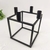 Porta Velas Preto 20x17x17cm Castiçal Candelabro Metal na internet