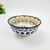 Bowl Azul E Branco Amarelo Floral 6x12cm Cerâmica na internet