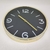 Relógio De Parede Dourado E Preto 35x35x4cm Decorativo - comprar online