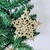 Estrela Champanhe Para Árvore De Natal 12x12cm Penduricalho - comprar online