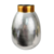 Vaso Decorativo Metal 41x29x29cm Prata Dourado G
