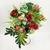 Arranjo Floral Vermelho Com Vaso 51x40cm Planta Artificial na internet