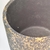 Vaso Preto E Dourado Em Cimento 12x13x13cm Cachepot P - Inigual Decor