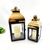 Lanterna Marroquina Decorativa Preta Dourada 41/32cm Kit 2pç - comprar online