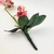 Orquídea Vermelha 3D 47x14x10cm Planta Artificial Toque Real - loja online
