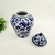 Pote Potiche Azul E Branco 29x18cm Porcelana Decoração na internet