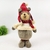 Imagem do Urso com Gorro Vermelho Boneco de Pelúcia Decoração de Natal 46x23cm