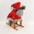 Papai Noel Ski Decorativo 35x14x31cm Boneco De Natal - Inigual Decor