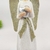 Anjo Coração Champanhe Estátua Enfeite Decorativo 20x7x5cm na internet