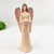 Enfeite Anjo Castiçal C/ Vela Decoração 29cm Nude Moderno - comprar online