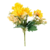 Dalia Amarela Buquê 35x18cm Flor Planta Artificial