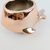 Vaso Decorativo Cachepot Baleia Cobre Rose Gold 7x13x11cm - Inigual Decor