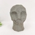 Escultura Face Cinza Decorativa 17x12x13cm Minimalista P - comprar online