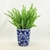 Vaso Azul E Branco 15X12cm Flores E Borboletas Porcelana - loja online