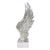 Escultura Asa De Anjo Decorativa Prata Direita 25x11x6cm