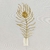 Folhagem Dourada Planta Enfeite Decorativo Natal 35x15cm - comprar online