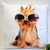 Almofada Pet Cachorro Yorkshire Dog 40x40cm Decoração Óculos - comprar online