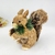 Esquilo em Palha Pinha Enfeite Decorativo de Natal 21x11x27cm - comprar online