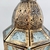 Lanterna Marroquina Decorativa Octagonal Dourada 41x16cm na internet
