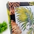 Caixa Livro Decorativa Tropical Verde Espelhada 31x21x7cm na internet