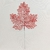Folha De Maple Vermelha Decoração Natal Luxo 38x22cm Haste - comprar online