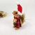 Esquilo em Palha com Gorro Enfeite Decorativo de Natal 16x9x11cm P na internet