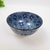 Bowl Azul E Branco Abstrato 6x12cm Cerâmica na internet