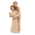 Enfeite de Família Decoração Moderna 15cm em Resina Casal com Bebê