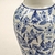 Vaso Azul E Branco 14X9cm Floral Porcelana Mini Jarro na internet