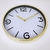 Relógio De Parede Dourado E Branco 35x35x4cm Decorativo - loja online