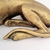 Escultura De Cachorro Dourado 18x34x14cm Enfeite Decoração - loja online
