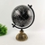 Globo Terrestre Decorativo Preto Madeira 35x22x22cm - comprar online