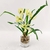 Orquídea Branca Planta Artificial 31x20x17cm Com Vaso - loja online