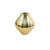Vaso Dourado Mini Risque 10x8cm Vasinho Decoração Cerâmica