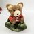 Urso Fêmea Sentado Palha Decoração de Natal Luxo 19x13cm na internet