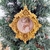 Porta Retrato Dourado Para Árvore De Natal 11x10cm - Inigual Decor
