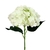 Hortênsia Branca Haste 46x15cm Toque Real Planta Artificial