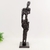 Escultura Silhueta Bronze 42x9x9cm Metal Enfeite Decorativo - loja online