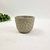Vaso Decorativo Cinza Fosco Bolha 9x11cm Cerâmica - comprar online