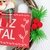 Guirlanda de Natal Boneco de Neve Placa Feliz Natal Perninhas 40x26cm - Inigual Decor