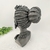 Escultura Africana Busto Preta 29x17x21cm Resina Mulher - Inigual Decor