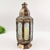 Lanterna Marroquina Decorativa Octagonal Dourada 41x16cm