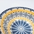 Bowl Azul Branco Amarelo Floral 12x12cm Kit 2pc Cerâmica na internet