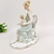 Estátua Mãe e Filho Verde Cadeira 24x19x13cm Estatueta Decor - loja online