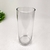 Vaso Decorativo de Vidro Transparente 25x10cm P na internet