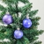 Bola De Natal Azul Escuro Mix 4cm Para Árvore Kit 12pc na internet