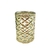 Vasinho Castiçal Dourado 11x8cm Porta Vela Vaso Decoração