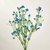Mosquitinho Azul Buquê 35x15cm Planta Artificial na internet