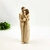 Estátua Família Casal Com Bebê Nude 25x7x5cm Enfeite - comprar online