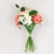 Rosa Nupcial Rosa Ramalhete 35x20cm Flor Planta Artificial - comprar online